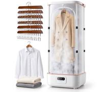 Asciugatrice automatica stiratrice a vapore, potenza asciugatura 800 W | Armadio elettrico per asciugare, leviga le rughe e asciuga i vestiti, potenza del vapore 900 W