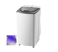 Asciugatrice Centrifuga A Luce Blu A 360° Da 10 Kg, Centrifuga A Risparmio Energetico, Asciugatrice Portatile Da 2800 Giri/min, Asciugatrice Con Scarico A Gravità