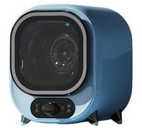 Asciugatrice Compatta, Completamente Automatica a Carica Frontale, Capacità 0,8 kg con Motore in Rame Puro, Aria Calda e Fredda per l'Asciugatura Delicata di Tutti i Tessuti blue