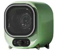 Asciugatrice Compatta, Completamente Automatica a Carica Frontale, Capacità 0,8 kg con Motore in Rame Puro, Aria Calda e Fredda per l'Asciugatura Delicata di Tutti i Tessuti green