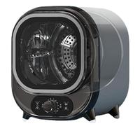 Asciugatrice compatta completamente automatica a caricamento frontale, capacità 0,8 kg, motore in rame puro, aria calda e fredda per un'asciugatura delicata di tutti i tessuti