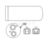Asciugatrice, condizionatore d'aria MAHLE AD 15 000S