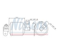 NISSENS 95204 Essiccatore climatizzatore