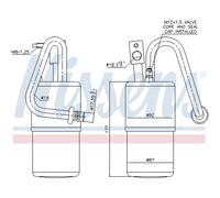 Asciugatrice, condizionatore d'aria NISSENS 95416