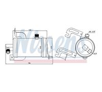 Asciugatrice, condizionatore d'aria NISSENS 95474