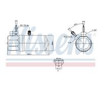 Asciugatrice, condizionatore d'aria NISSENS 95572