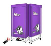 Asciugatrice elettrica 2000W/2300W Stendibiancheria pieghevole Doppio strato Acciaio inossidabile Freddo Caldo Calore Asciugatura ad aria Armadio Miglior risparmio energetico