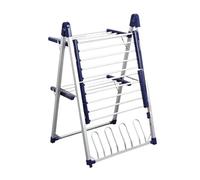 Asciugatrice Elettrica Appendiabiti Pieghevole Multiuso For Scarpe Riscaldamento Asciugabiancheria Da Pavimento Asta Stendibiancheria Asciugatura Ad Alta Efficienza(BLUE)