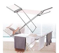 Asciugatrice Elettrica, Asciugatrice 230W Stendibiancheria Riscaldata Asciugamano Portatile Stendibiancheria Riscaldato Elettrico Stendibiancheria Pieghevole per Interni Asciugatura Bagnata Rastrellie