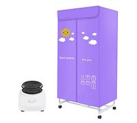 Asciugatrice elettrica domestica 1000 W Grande capacità 15 kg Acciaio inossidabile a doppio strato Efficienza energetica Biancheria umida per interni Armadio per asciugatura ad aria calda