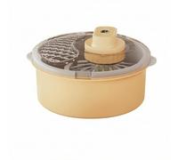 Asciugatrice Elettrica per Verdure Centrifuga Insalata Lavatrice Frutta Lavaverdure Deidratatore con Coperchio Trasparente Motore Centrale Interno, Elettrico Giallo Oca, Moderno E Minimalista
