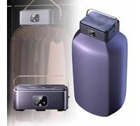 Asciugatrice Elettrica Portatile, Asciugatura Pieghevole Con Circolazione Dell'aria Calda a 360°, Temporizzazione Intelligente Di 3 Ore, Capacità Di Carico Di 15 Kg Con Touch Screen Per Viaggi a Casa