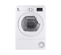 ASCIUGATRICE HOOVER HLE H8A2DE-S Elettrico, 8 kg, profondità 585 mm, Trasparente, Bianco