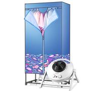 Asciugatrice per Armadio Pieghevole in Tela 1200W Asciugatrice ad Asciugatura Rapida Asciugatrice Silenziosa per la Casa Semplice Armadio a Doppio Strato Disponibile per Asciugare Vestiti e Calzini o