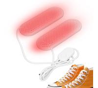 Asciugatrice per scarpe da ginnastica, asciuga scarponi da sci, scaldascarpe elettrico con temporizzazione, 5 V, elimina i cattivi odori, asciuga scarpe ad asciugatura rapida, scalda scarpe per
