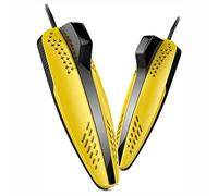 Asciugatrice per scarpe, guanto asciuga scarpe, asciuga scarponi Scaldascarpe elettrico Riscaldatore portatile per calzature Doppio PTC con timer Deumidificazione Disinfettante Sterilizzazione per