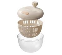 Asciugatrice per verdure, lavatrice per frutta e verdura, centrifuga verde cucina, scolapasta, strumento per scolapiatti facile da usare, spinner pulito e da cucina