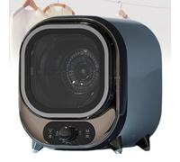 Asciugatrice Piccola, Asciugatrice Portatile A Condensazione, Ventilata Da 5 Kg, Perfetta Per L'uso Su Bancone O A Parete Con Sonda Di Controllo A Doppia Temperatura(Electroplated blue)