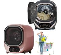 Asciugatrice piccola ventilata da 450 W 18 litri, asciugatura tridimensionale ad aria calda e fredda, 35 dB, temperatura regolabile, vasca e dispositivo di filtraggio in acciaio inossidabile