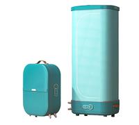 Asciugatrice Pieghevole da 800 W - Timer Intelligente 240 Min - Capacità di Carico 10 kg - Asciugatrice Elettrica Portatile per Casa e Appartamento