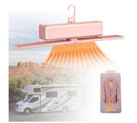 Asciugatrice Portatile, 400 W, 7 Impostazioni Di Calore Temporizzate,Contenere Fino a 5 Kg Stendibiancheria Riscaldato, Per Appartamenti, Dormitori, Viaggi,Pink
