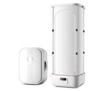 Asciugatrice portatile e stiratrice automatica, ferro da stiro a vapore verticale con funzioni intelligenti, armadio a vapore for vestiti e tessuti