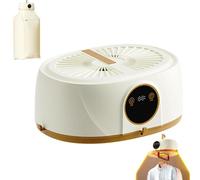 Asciugatrice portatile for appartamento, viaggio, camper, piccola macchina ad asciugatura rapida, silenziosa, con timer, installazione senza problemi Asciugatrici