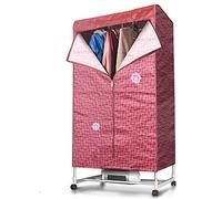 Asciugatrice portatile multifunzionale, cuscinetto 20 kg, 1500 W, stendibiancheria con telecomando, asciugatura biancheria, con rotelle, timer 120 minuti, eliminazione degli acari