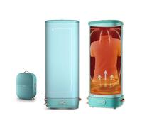 Asciugatrice Portatile Pieghevole, Ferro Da Stiro Verticale Elettrico Domestico Da 300 Litri, Temporizzazione Di 240 Minuti, Scatola Di Immagazzinaggio Silenziosa Controllata Tramite Tocco