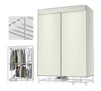 Asciugatrice portatile Stendibiancheria elettrica Stendibiancheria 850w Grande capacità 30kg Doppio strato in acciaio inossidabile per interni Lavanderia bagnata Armadio per asciugatura ad a