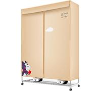 Asciugatrice Riscaldata, Asciugatrice Elettrica, Stendibiancheria in Acciaio Inossidabile a 2 Livelli 2000W Portatile Grande Potente Stendibiancheria Asciugatura Rapida per Interni, Protezio