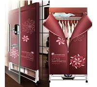 Asciugatrice riscaldata domestica a 2 livelli con telecomando, stendibiancheria elettrico da 1500 W, macchina pieghevole per asciugatura, lavanderia bagnata ad alta efficienza energetica, armadio per