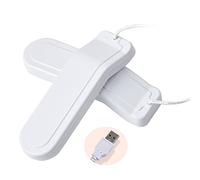 Asciugatrice USB portatile per scarpe, dispositivo di deodorizzazione intelligente per l'asciugatura degli stivali, ingresso DC5V3A (adattatore di alimentazione non incluso)