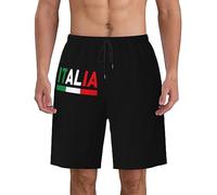 Asciugatura Rapida Pantaloncini da Spiaggia Italia Italy Italian Flag Costumi da Bagnos Uomo Regolabile Pantaloncini Sportivi per Vacanza Surf Piscina M
