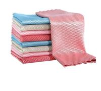 Asciugatura veloce asciugamani da cucina in fibra 8pcs Multicolor Kitchen Dishcloth Multiple Sizes(25 * 25cm)