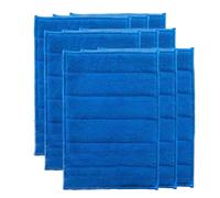 Asciugatura veloce asciugamani da cucina in fibra Microfiber Cleaning Cloth Blue 6.7x9.4in 3/6/9 Pcs(9)