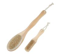 Asciutto Spazzolatura Corpo Spazzola Set doccie Spazzola con Morbido e Stiff