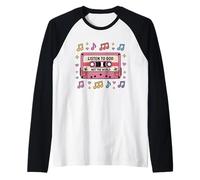 Ascolta Dio Non Il Mondo Cristiano Dio Gesù Bibbia Fede Maglia con Maniche Raglan