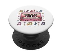 Ascolta Dio Non Il Mondo Cristiano Dio Gesù Bibbia Fede PopSockets PopGrip Adesivo