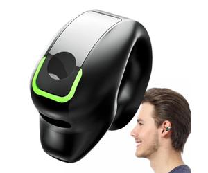 Ascolta ed essere ascoltato: le cuffie con clip per l'orecchio supportano | Ascolta e fati sentire: le cuffie a clip supportano il suono della conduzione ossea e riducono il rumore del vento
