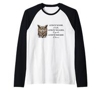 Ascolta Il Vento Che Parla Ascolta Il Silenzio Che Parla Maglia con Maniche Raglan