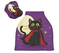 Ascolta La Notte Dei Gatti Auto per Bambini Passeggino Tettoia Copri Seggiolino Copertura Infermieristica per L'Allattamento Al Seno All-In-1 Morbido Traspirante Elastica Tettuccio