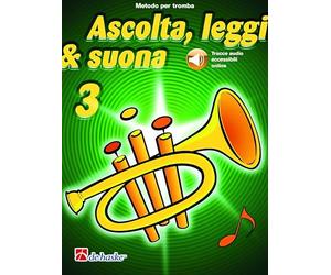 Ascolta Leggi e Suona 3 Tromba | Metodo per Tromba con Tracce Audio Online | Livello Principiante Intermedio Progressivo | Studenti Insegnanti Tecnica Lettura Ritmo Ottoni | Spartito De Haske
