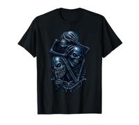 Ascolta See Speak No Evil Skulls - Grafica Gotica oscura Maglietta