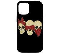 Ascolta vedi Speak No Evil Skull Heads gangster Custodia per iPhone 12/12 Pro