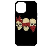 Ascolta vedi Speak No Evil Skull Heads gangster Custodia per iPhone 12 Pro Max