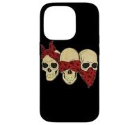 Ascolta vedi Speak No Evil Skull Heads gangster Custodia per iPhone 14 Pro