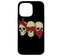 Ascolta vedi Speak No Evil Skull Heads gangster Custodia per iPhone 14 Pro Max