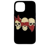 Ascolta vedi Speak No Evil Skull Heads gangster Custodia per iPhone 15