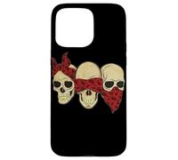 Ascolta vedi Speak No Evil Skull Heads gangster Custodia per iPhone 15 Pro Max